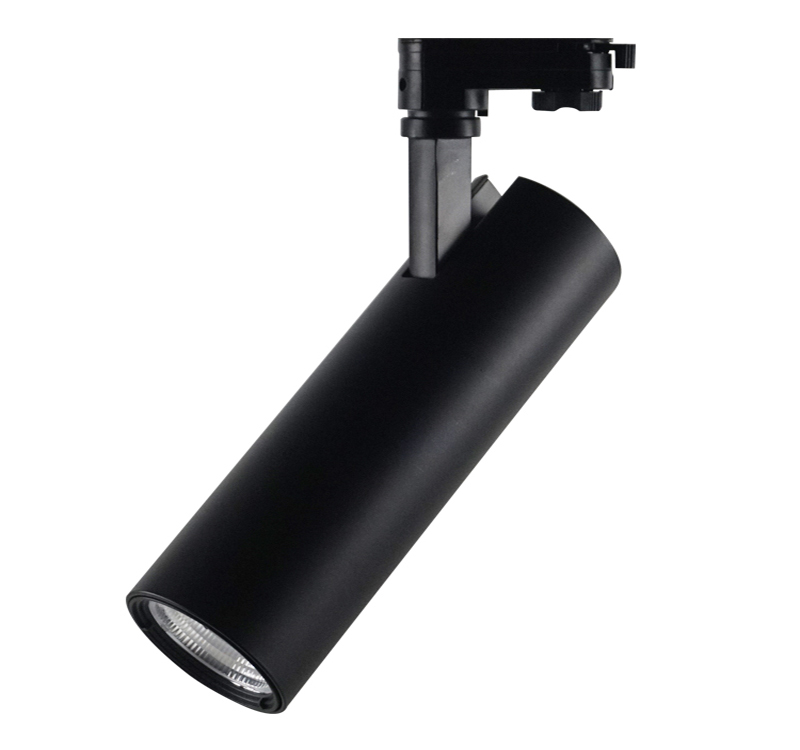 Cylinder Dimmable White 28W LED Track Spotlight 2700K